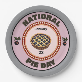 National Pie Day Cherry Pie Papieren Bordje