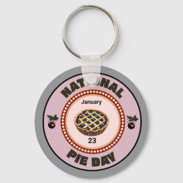 National Pie Day Cherry Pie Sleutelhanger