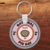 National Pie Day Cherry Pie Sleutelhanger (Voorkant)