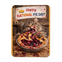 National Pie Day Kaart, Foto Magneet
