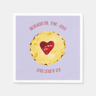 National Pie Day Napkins Servet