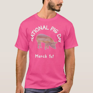National Pig Day Premium 4245 T-shirt