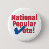 National Popular Vote Classic Logo Button (Voorkant)