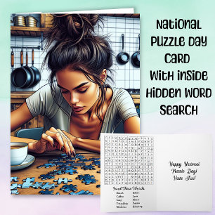 National Puzzle Day is 29 januari Kaart
