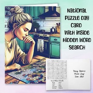 National Puzzle Day is 29 januari  Kaart
