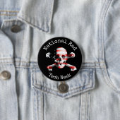 "National Rad Tech Week" met schedel Ronde Button 7,6 Cm (In situ)