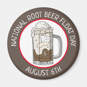 National Root Beer Float Day   6 augustus Magneet