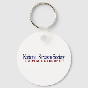 National Sarcasm Society Sleutelhanger