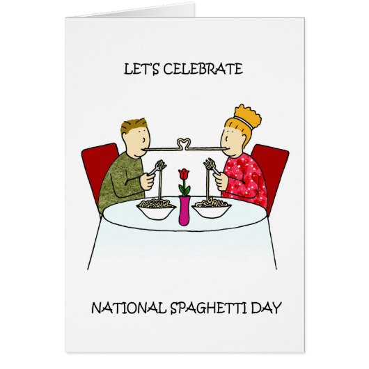 National Spaghetti Day - January 5th (Voorkant)