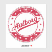 National - Sticker Aalborg Danemark (Feuille)