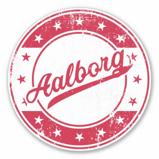National - Sticker Aalborg Danemark (Devant)