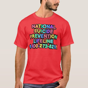 National Suicide Prevention Lifeline T-shirt