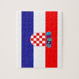 National World Flag Kroatië Legpuzzel