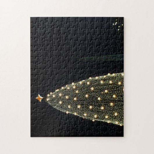 National Xmas Tree & Washington Monument at Night Legpuzzel (Verticaal)