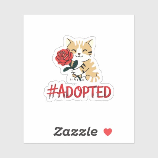 Nationale adoptiemaand viert gezinsbewustzijn sticker (Vel)