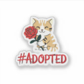 Nationale adoptiemaand viert gezinsbewustzijn sticker (Voorkant)