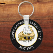 Nationale Apple Pie Day 13 mei Sleutelhanger (Voorkant)