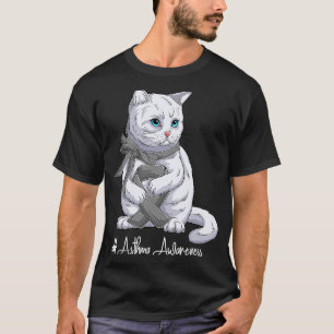 Nationale Astma Bewustzijnsmaand Grijze Lint Schat T-shirt