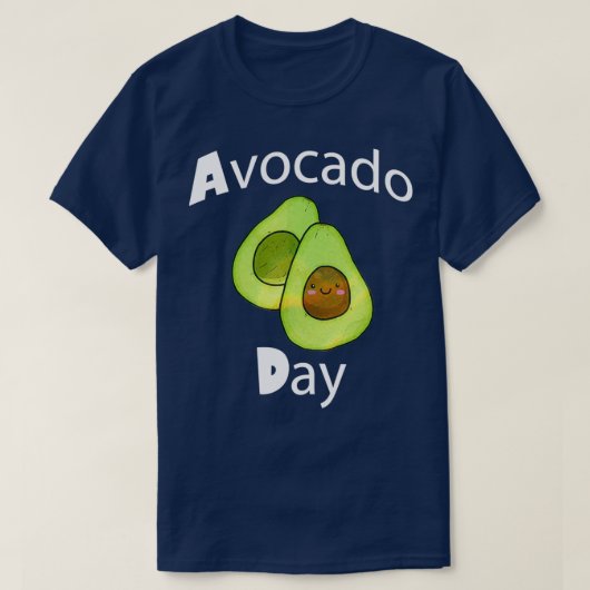 Nationale Avocado Dag 3 T-shirt (Design voorkant)