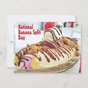 Nationale Banaan Split Dag Briefkaart