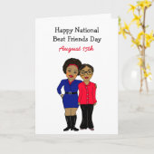 Nationale Beste Vriendendendag 15 augustus Kaart (Gele Bloem)
