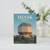 Nationale Bibliotheek van Belarus Belarus Briefkaart (Staand voorkant)