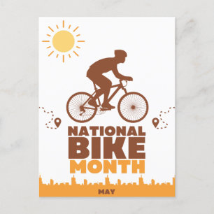 Nationale Bike-maand Briefkaart