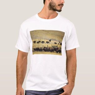 Nationale Bison Range Roundup in Montana T-shirt