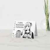 Nationale Blueberry Pannenkoekdag 28 januari Kaart (Achterkant)