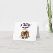 Nationale Blueberry Pannenkoekdag 28 januari Kaart (Voorkant)