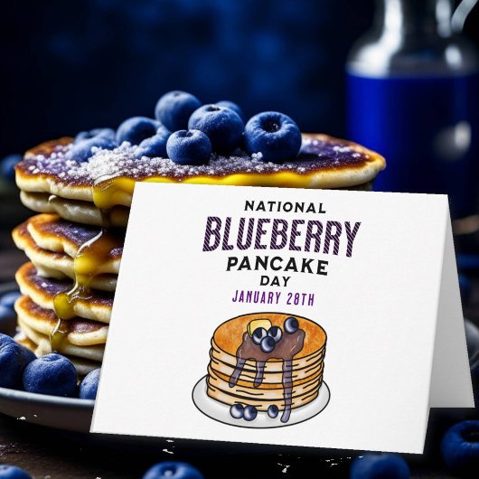 Nationale Blueberry Pannenkoekdag 28 januari Kaart