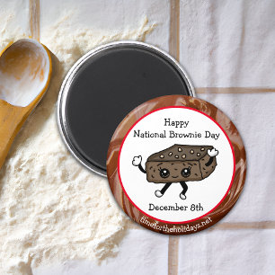 Nationale Brownie Day - 8 december Magneet