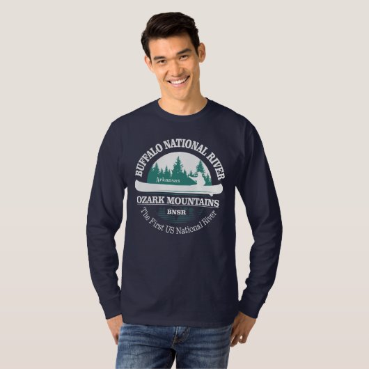 Nationale bufferrivier (kano) t-shirt (Voorkant volledig)