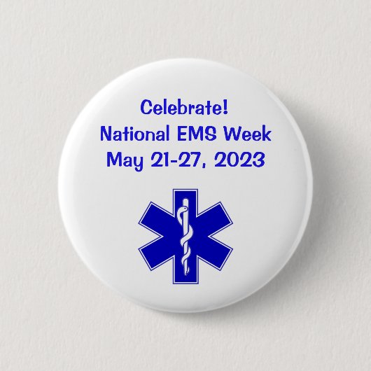 Nationale Button EMS Week 2023 (Voorkant)