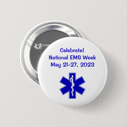 Nationale Button EMS Week 2023 (Voorkant /achterkant)