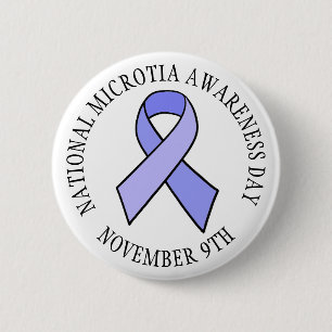 Nationale Button van de Microtia Awareness Day