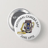 Nationale cameradag | 29 juni ronde button 5,7 cm (Voorkant /achterkant)