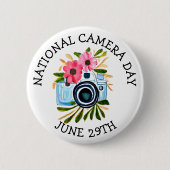 Nationale cameradag | 29 juni ronde button 5,7 cm (Voorkant)