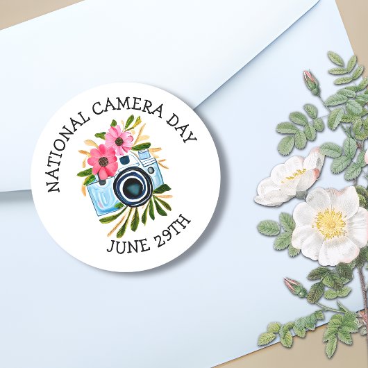 Nationale cameradag | 29 juni ronde sticker