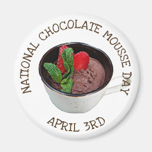 Nationale Chocolade Dag April 3rd Magnet Magneet