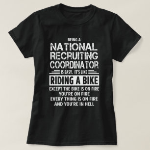 Nationale coördinator voor aanwerving t-shirt