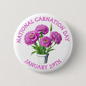 Nationale Dag van de Anjnatie 29 januari Button (Voorkant)
