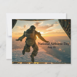 nationale dag van de luchtvaart briefkaart