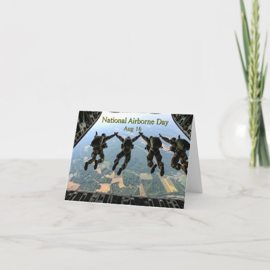 nationale dag van de luchtvaart kaart (Voorkant)