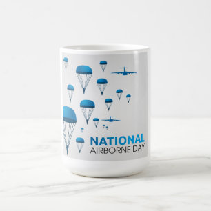 nationale dag van de luchtvaart koffiemok