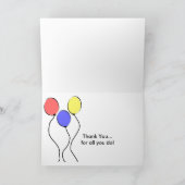 Nationale dag van de nucleaire geneeskunde bedankkaart (Binnen)