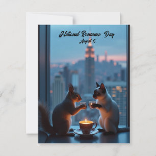nationale dag van de Romance Feestdagenkaart