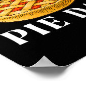 Nationale Dag van de Taart - Pi Day Science Wiskun Poster (Hoek)