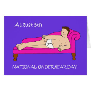 Nationale dag van ondergoed 5 augustus