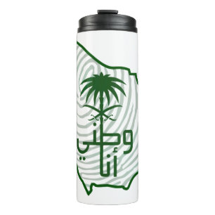 Nationale dag van Saudi-Arabië Thermische Tumbler Thermosbeker